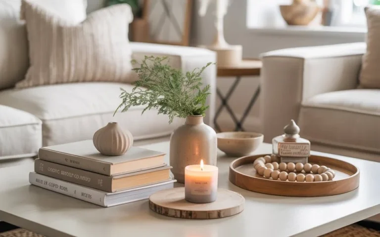 7 Simple Coffee Table Decor Ideas for Beginners