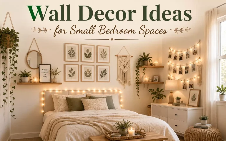 25 Wall Decor Ideas for Small Bedroom Spaces (Budget-Friendly) 